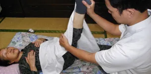 訪問マッサージの施術