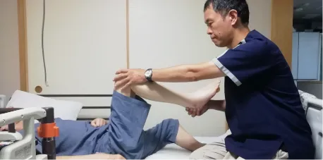 訪問マッサージの施術